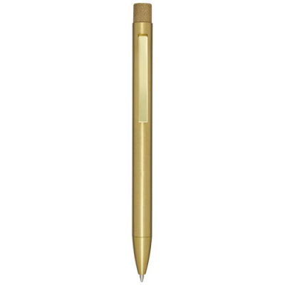 BEATRIZ RECYCLED BRASS BALL PEN (BLACK INK) in Gold