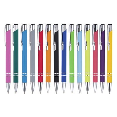 BECK SOFT FEEL BALL PEN in Grey