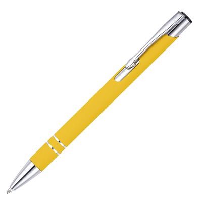 BECK SOFT FEEL BALL PEN in Yellow