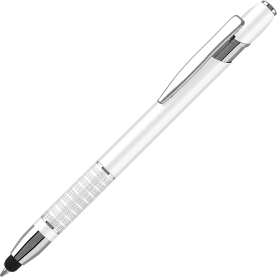 BELLA TOUCH BALL PEN (FULL COLOUR PRINT) (WHITE ONLY)