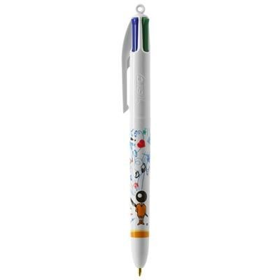 BIC® 4 COLOURS BALLPEN + LANYARD DIGITAL