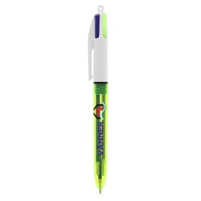 BIC® 4 COLOURS FLUO BALLPEN SCREEN PRINTING