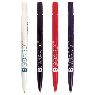 BIC® MEDIA CLIC BGUARD™ ANTIBACTERIAL BALLPEN ANTIBACTERIAL LOGO SCREEN PRINTING