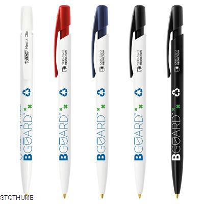 BIC® MEDIA CLIC BGUARD™ ANTIMICROBIAL ECOLUTIONS® BALL PEN SARS-COV-2 LOGO SCREEN PRINT