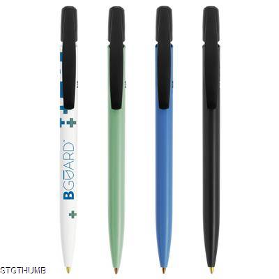 BIC® MEDIA CLIC BIO BASED BGUARD™ ANTIBACTERIAL BALL PEN SCREEN PRINT