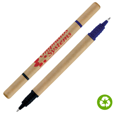 BIOSTICK DUO BALL PEN - NATURAL - BLUE - BLACK