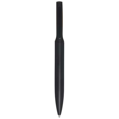 BLANCA RECYCLED ALUMINIUM METAL BALL PEN (BLACK INK) in Solid Black