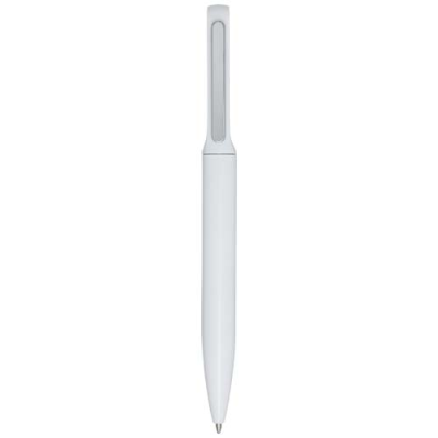 BLANCA RECYCLED ALUMINIUM METAL BALL PEN (BLACK INK) in White