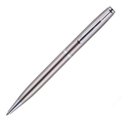 BOSTON CLIK-SURE BALL PEN in Steel