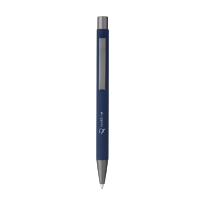 BRADY SOFT TOUCH RECYCLED ALUMINIUM METAL PEN in Blue