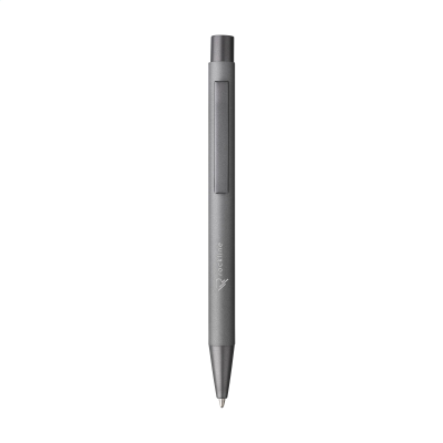 BRADY SOFT TOUCH RECYCLED ALUMINIUM METAL PEN in Dark Grey