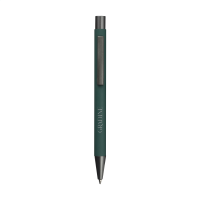 BRADY SOFT TOUCH RECYCLED ALUMINIUM METAL PEN in Green