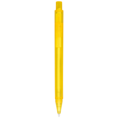 CALYPSO FROSTED BALL PEN in Frosted Yellow