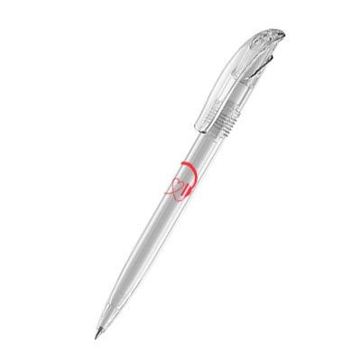 CHALLENGER CLEAR TRANSPARENT PUSH BALL PEN