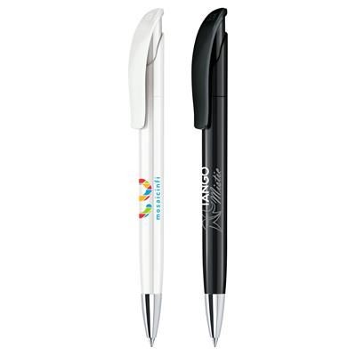 CHALLENGER POLISHED PLASTIC BALL PEN with Metal Tip