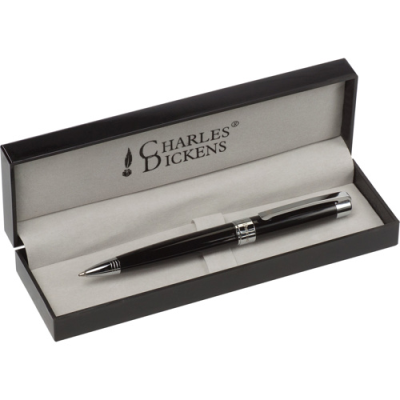 CHARLES DICKENS® BALL PEN in Black