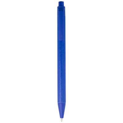 CHARTIK MONOCHROMATIC RECYCLED PAPER BALL PEN with Matte Finish (Black Ink) in Blue