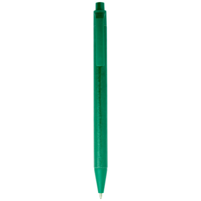 CHARTIK MONOCHROMATIC RECYCLED PAPER BALL PEN with Matte Finish (Black Ink) in Green