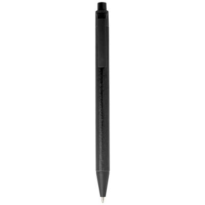 CHARTIK MONOCHROMATIC RECYCLED PAPER BALL PEN with Matte Finish (Black Ink) in Solid Black