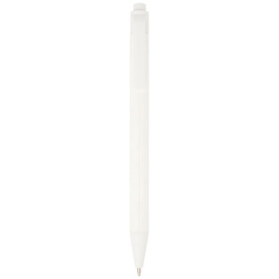 CHARTIK MONOCHROMATIC RECYCLED PAPER BALL PEN with Matte Finish (Black Ink) in White