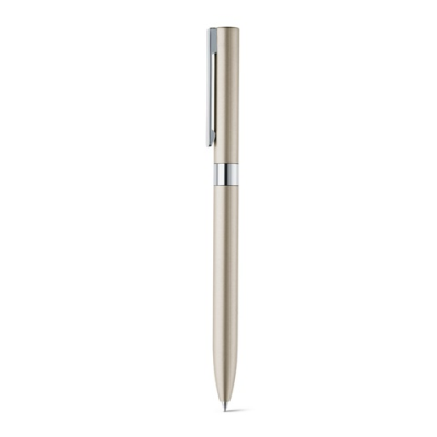 CLARE ALUMINIUM METAL BALL PEN with Twist Mechanism in Champagne