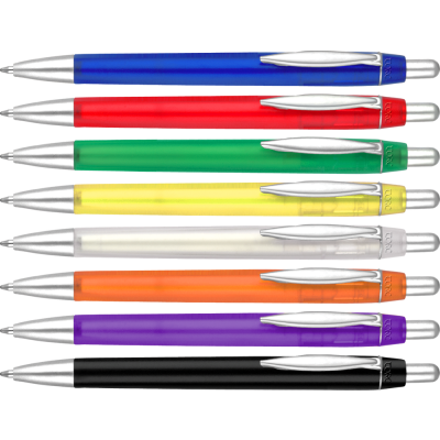 CLEARANCE ALBANY FROST OR DELUXE BALL PEN (LINE COLOUR PRINT)