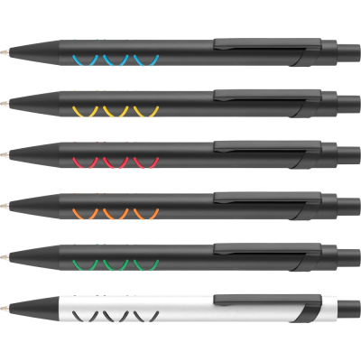 CLEARANCE MATCH BALL PEN (LINE COLOUR PRINT)