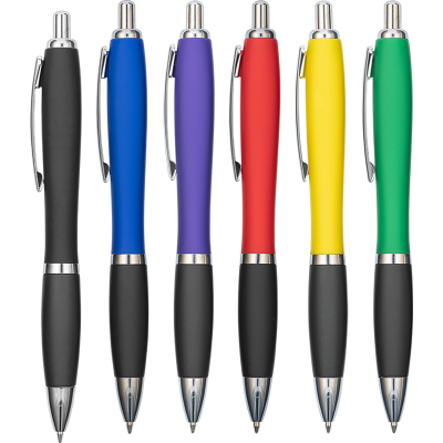 CONTOUR DIGITAL SOFTFEEL BALL PEN (LINE COLOUR PRINT)