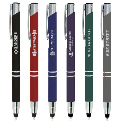 CROSBY METAL PEN W & BOTTOM STYLUS