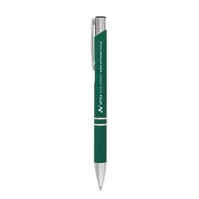 CROSBY SOFT-TOUCH BALL PEN in Green