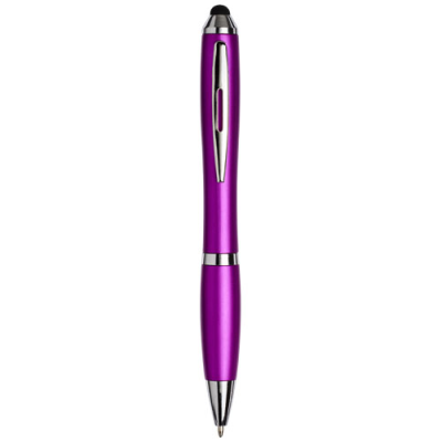 CURVY STYLUS BALL PEN in Pink