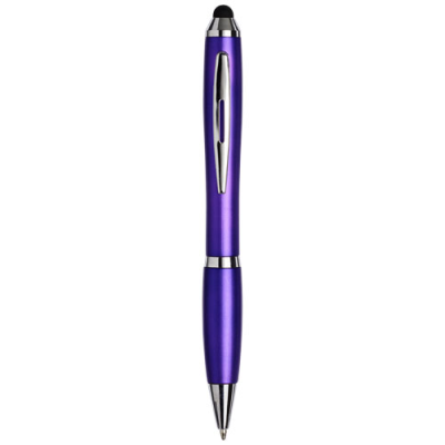 CURVY STYLUS BALL PEN in Purple