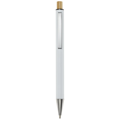 CYRUS RECYCLED ALUMINIUM METAL BALL PEN (BLACK INK) in White