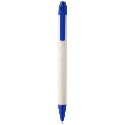 DAIRY DREAM RECYCLED MILK CARTONS BALL PEN (BLACK INK) in Royal Blue