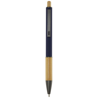 DARIUS RECYCLED ALUMINIUM METAL BALL PEN (BLACK INK) in Navy