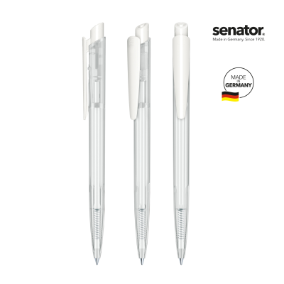 DART CLEAR TRANSPARENT PUSH BALL PEN