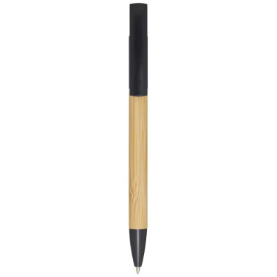 DELFINA MOBILE PHONE HOLDER PEN (BLACK INK) in Solid Black