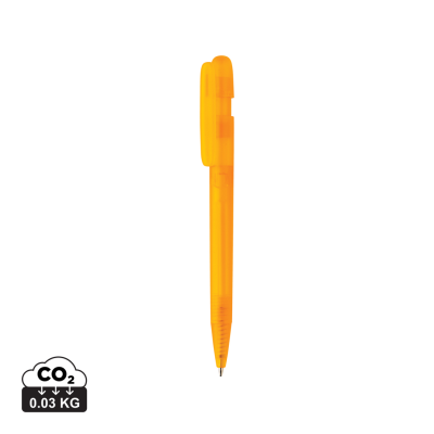 DEVIN GRS CERTIFIED RABS PEN CLEAR TRANSPARENT in Orange