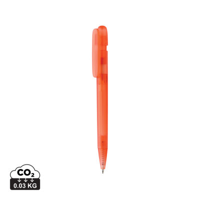 DEVIN GRS CERTIFIED RABS PEN CLEAR TRANSPARENT in Red