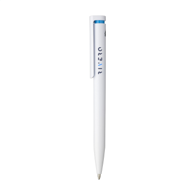 DIGIPRINT GRS RECYCLED PEN in White & Light Blue