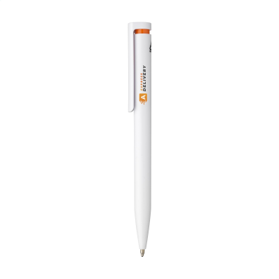 DIGIPRINT GRS RECYCLED PEN in White & Orange