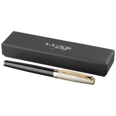 DORÉ ROLLERBALL PEN in Solid Black & Gold