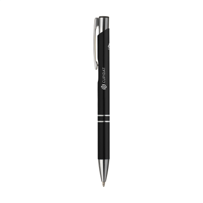 EBONY RECYCLED ALUMINIUM METAL PEN in Black