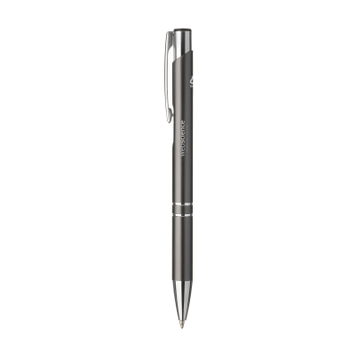 EBONY RECYCLED ALUMINIUM METAL PEN in Dark Grey