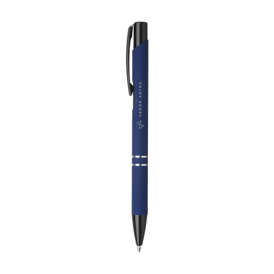 EBONY RUBBER PEN in Dark Blue