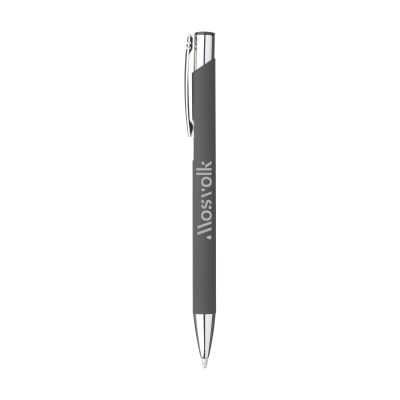 EBONY SOFT TOUCH PEN in Grey