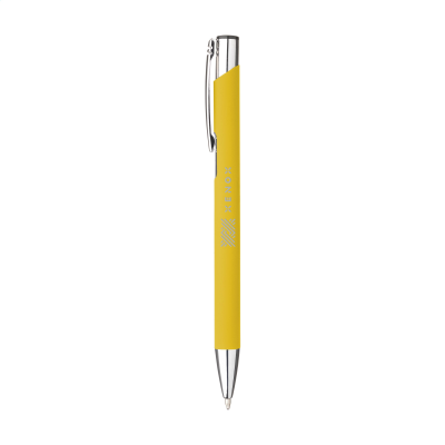 EBONY SOFT TOUCH PEN in Yellow