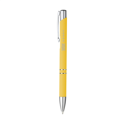 EBONY SOFT TOUCH TRIM PEN in Yellow