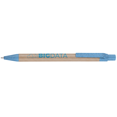 ECO - BIOSENSE WHEATSTRAW BALL PEN (LINE COLOUR PRINT)