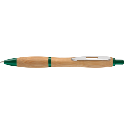 ECO - CONTOUR BAMBOO BALL PEN (FULL COLOUR PRINT)